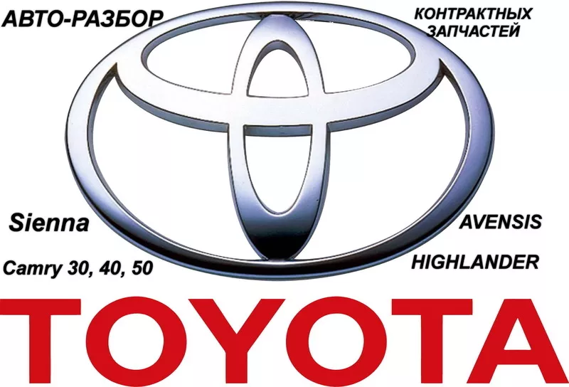 TOYOTA  -HIGHLANDER – AVENSIS-Sienna- Camry 30,  40, 50 5