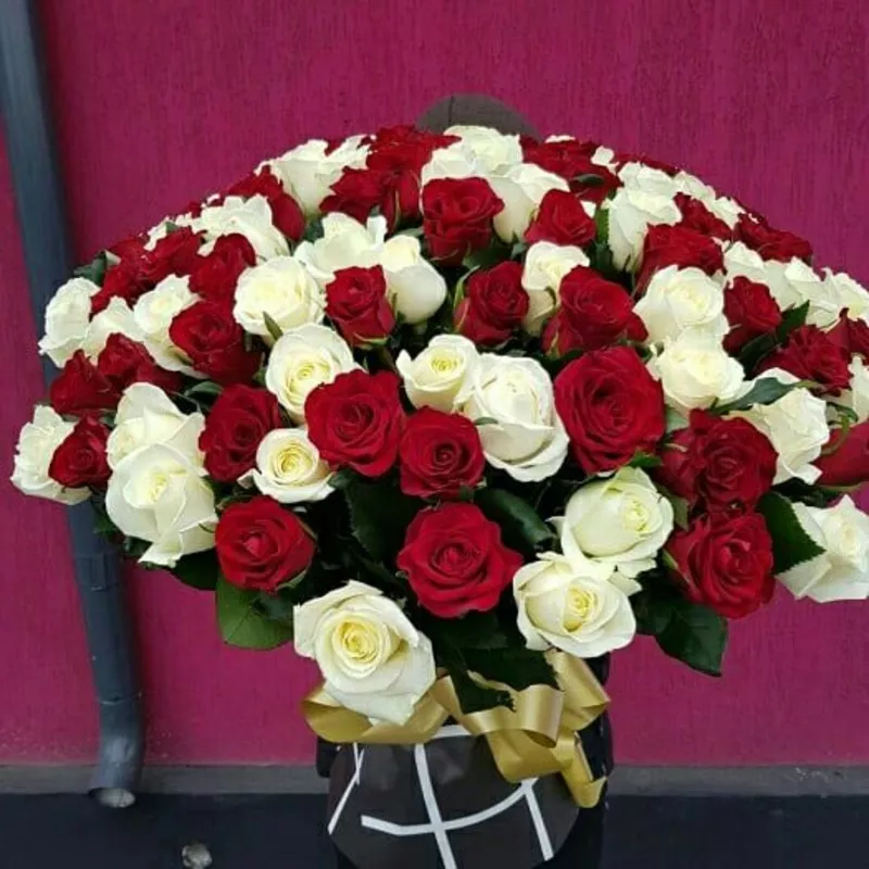 Акция на шикарные розы в Алматы 2