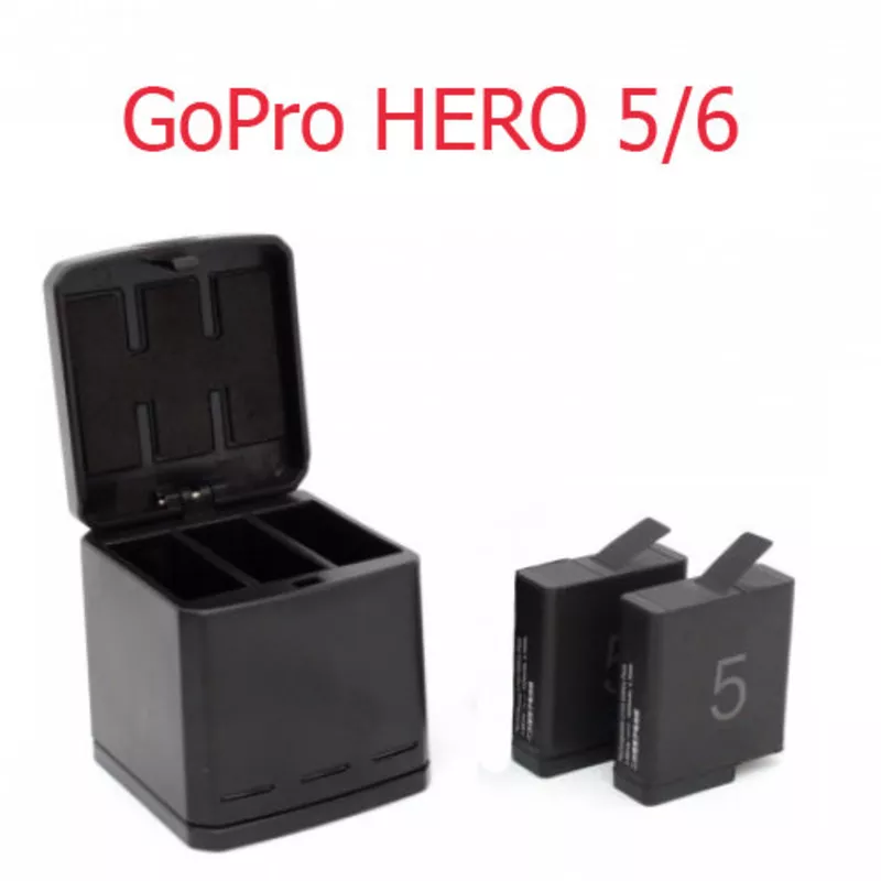 Продам комплект аккумуляторов для GoPro HERO 5,  HERO 6 + внешнее заряд