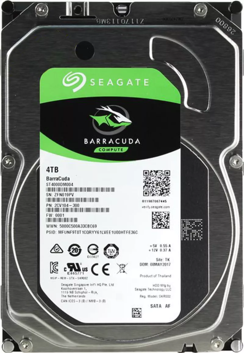 Продам жесткий диск HDD Seagate Barracuda ST4000DM004 4Тб