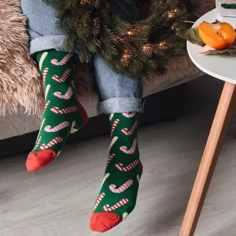 Цветные носки подарок на Новый год 4