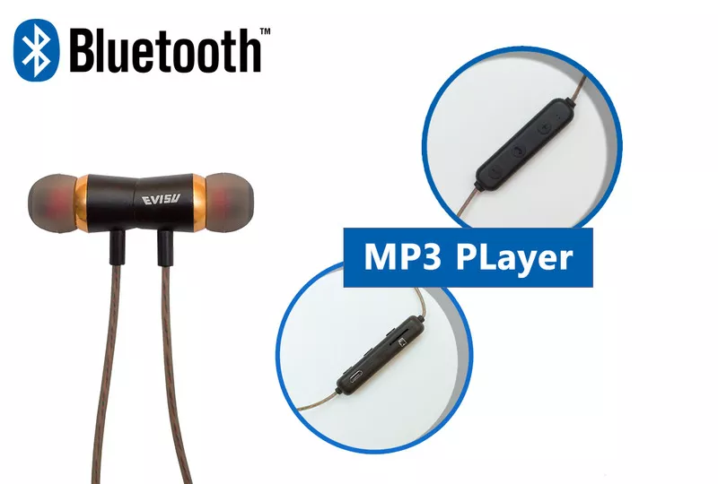 Продам беспроводная Bluetooth стерео гарнитура + MP3 плеер