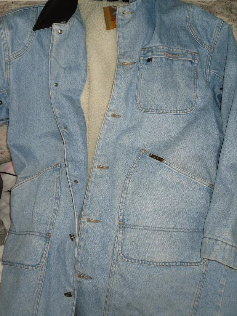 Зимняя куртка джинсовая 2