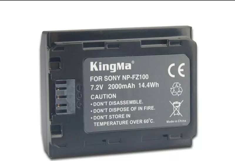 Продам аккумулятор для SONY A7 m3 III A9 A9R,  KingMa LP-FZ100,  2000 mA