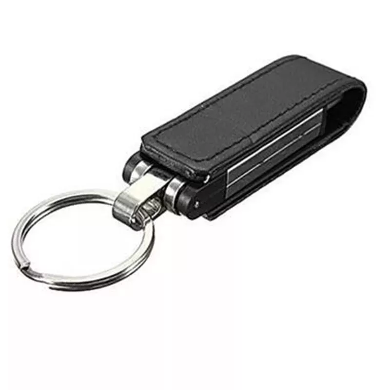 Продам USB флешка кожа + металл для брендирования,  16GB