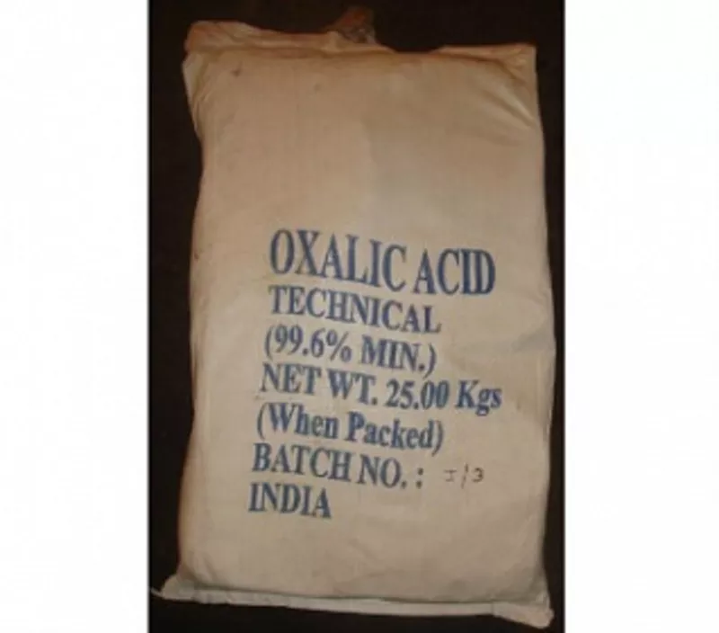 Щавелевая кислота (oxalic acid,  этандиовая кислота) 5