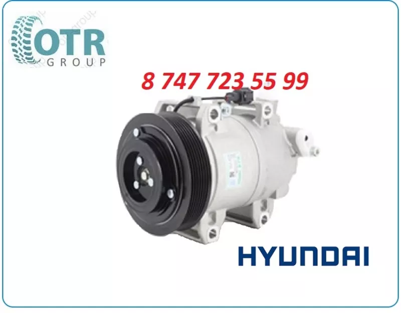 Компрессор кондиционера на Hyundai r210 506221-0470 3