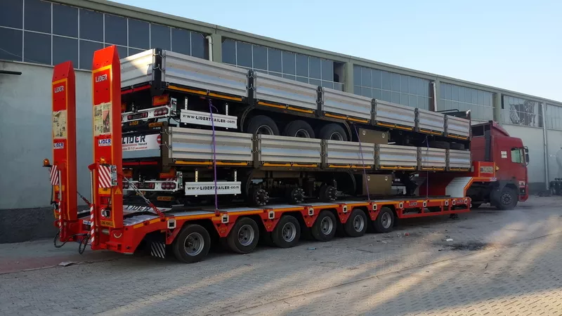 6 axle lowbed semi trailers for sale 