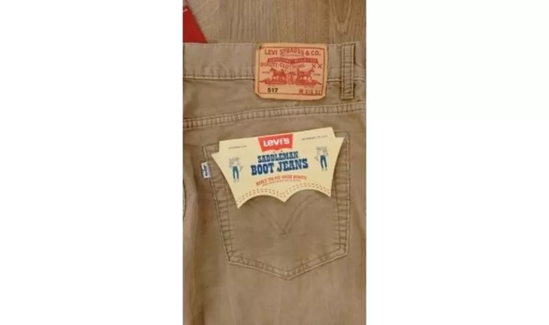 Продам вельветовые джинсы Levis 517  оригинал