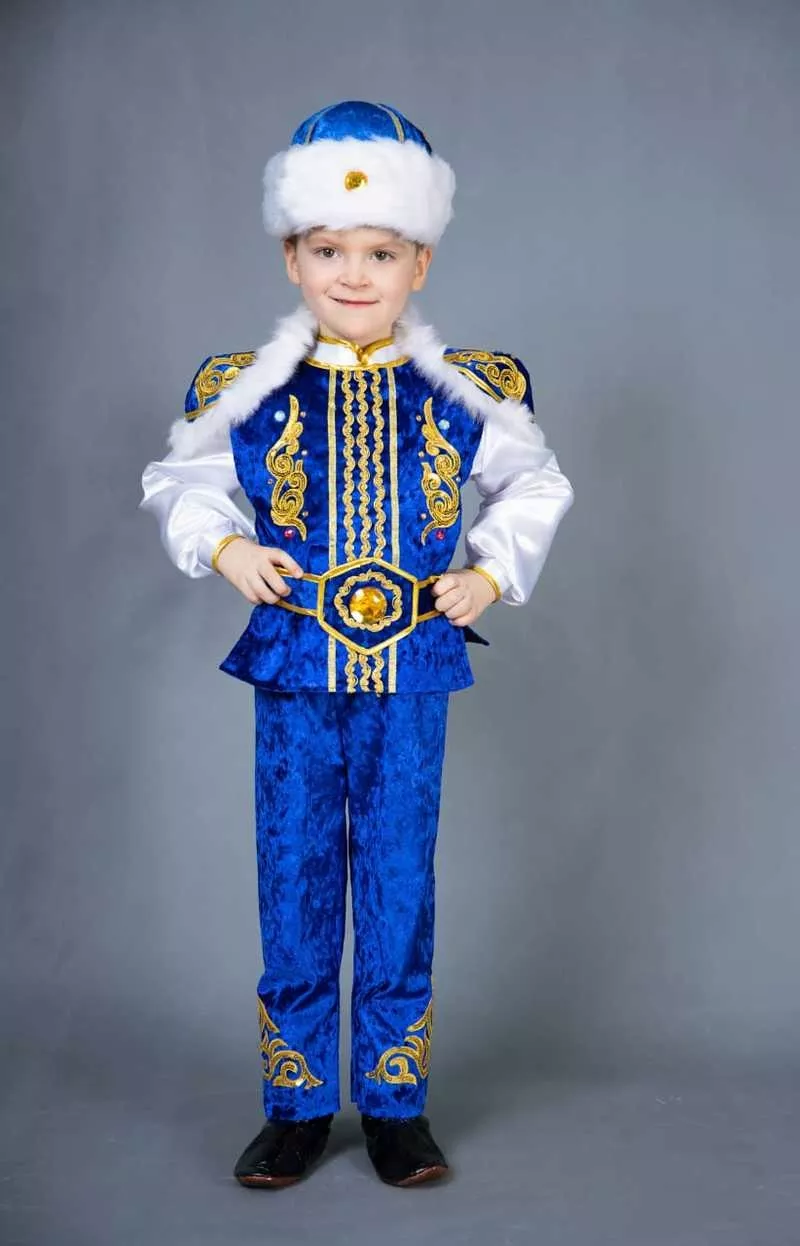 Детские национальные казахские костюмы для мальчиков 2