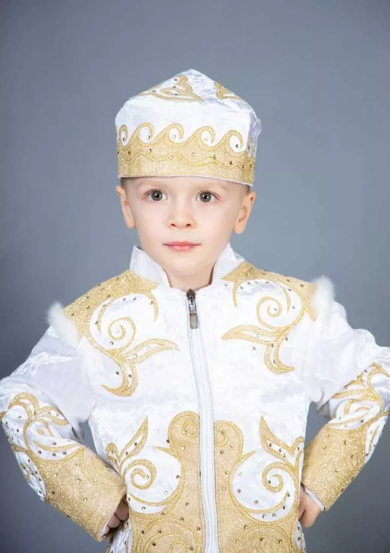 Детские национальные казахские костюмы для мальчиков