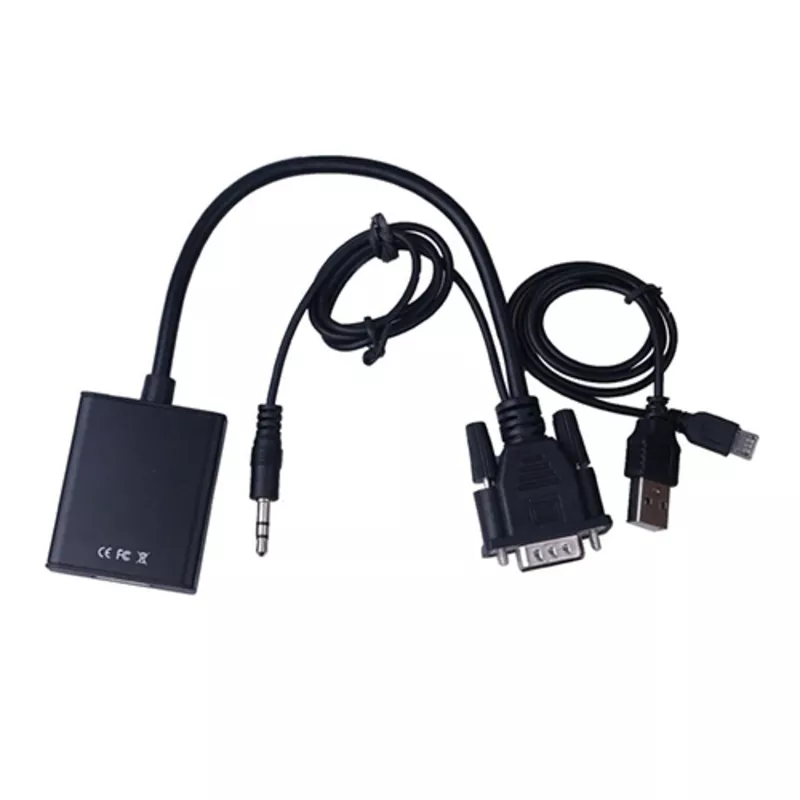Адаптер ViTi VHD (VGA на HDMI,  с аудио) 2