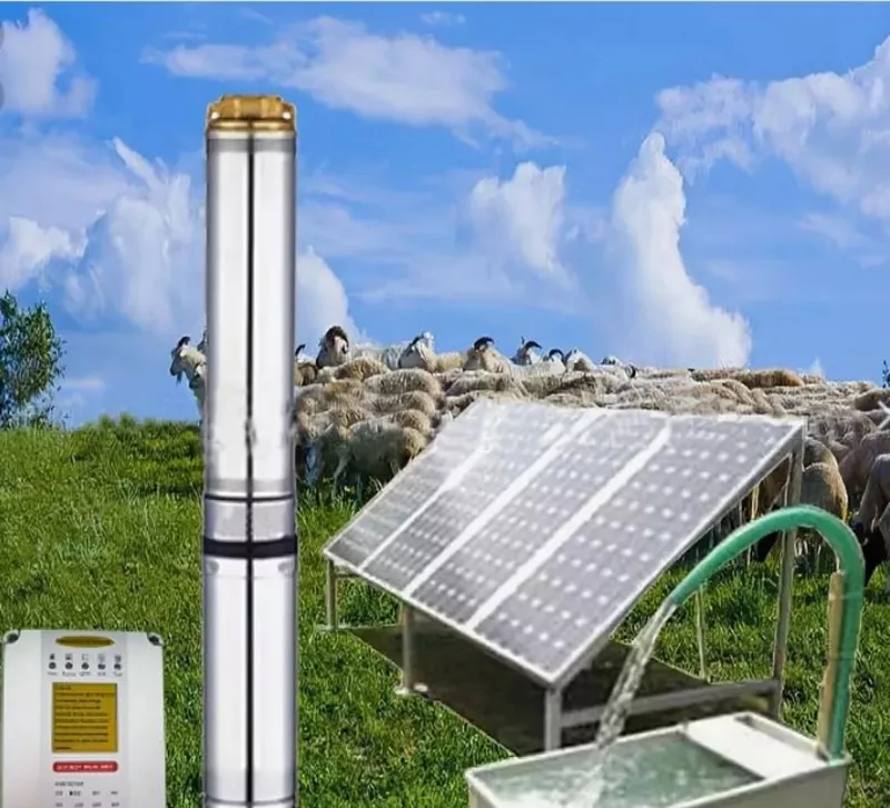 Водяной насос на солнечных батареях для скважин