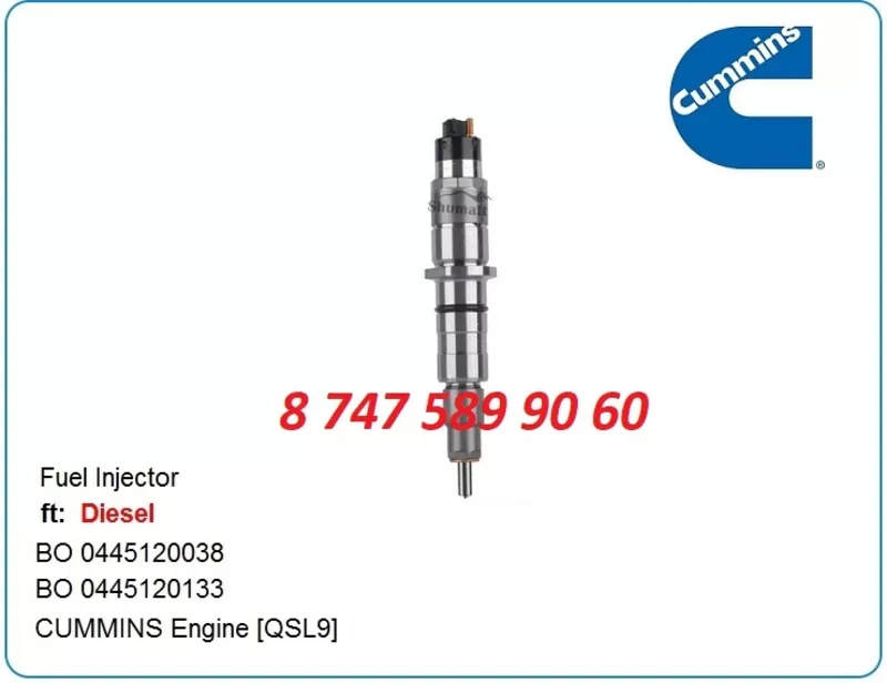 Форсунки Cummins Qsl9 0445120038 2