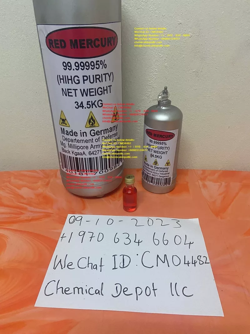 Pure Red Liquid Mercury for sale - Silver - Red Liquid Mercury 4