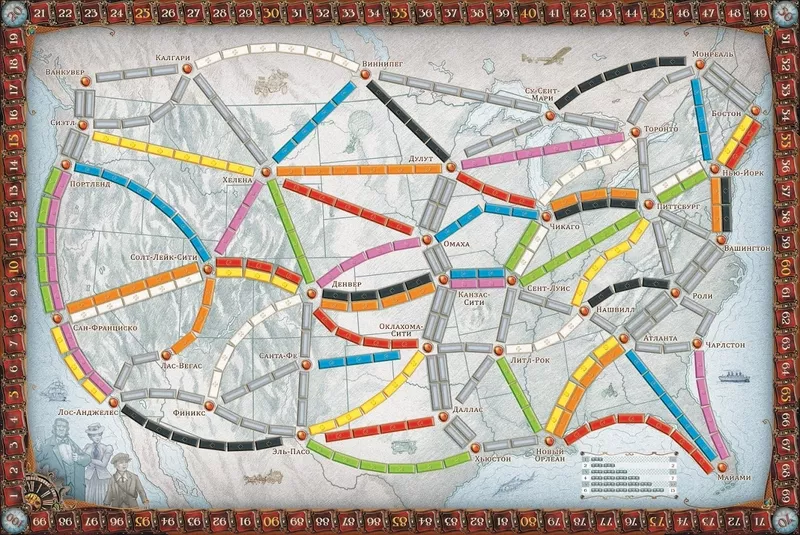 Ticket to Ride (Билет на поезд) Америка 7