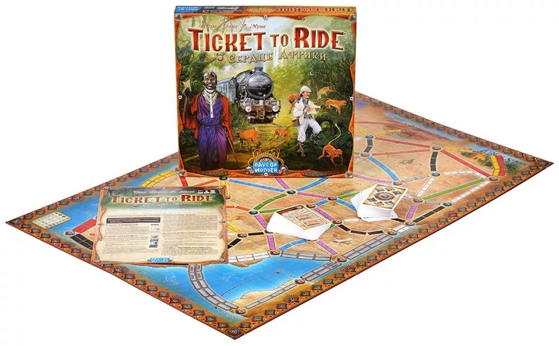 Настольная игра Ticket to Ride: Сердце Африки 4
