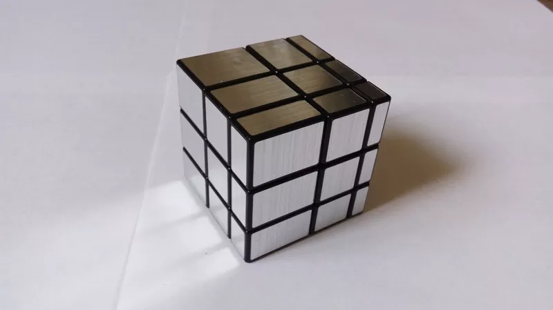 Кубик рубика зеркальный 3х3 silver серебристый | Shengshou 3