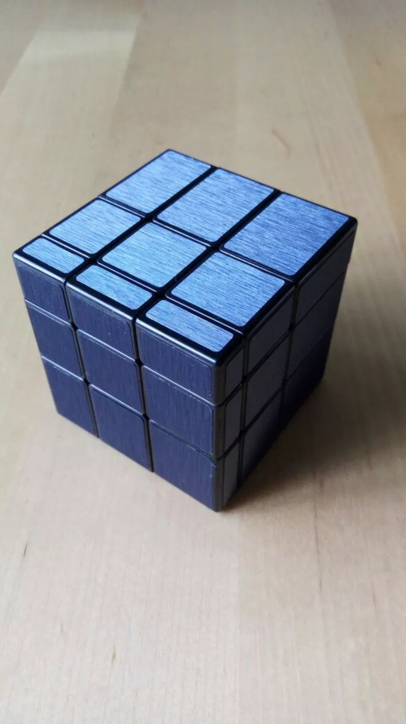 Кубик рубика зеркальный 3х3 blue синий | Qiyi 3
