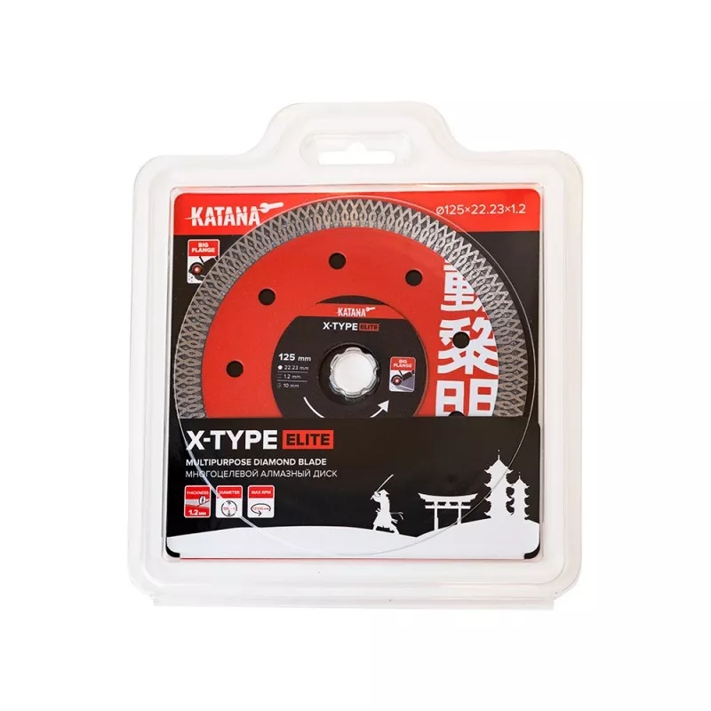 Алмазный отрезной диск KATANA X-TYPE ELITE 5