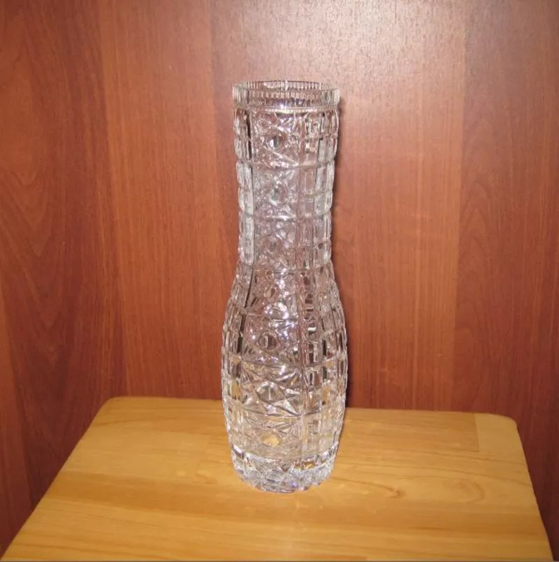 Продам винтажную хрустальную вазу, Богемия Чехословакия. 2