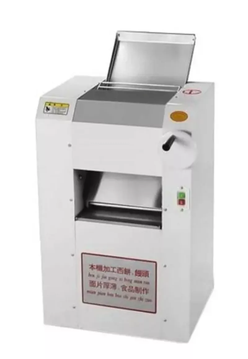 Тестораскаточная машина Hurakan HKN-DSH350 используется на предприятия