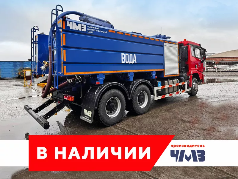 Автоцистерна вакуумная комбинир. авк-6-5 Shacman 10