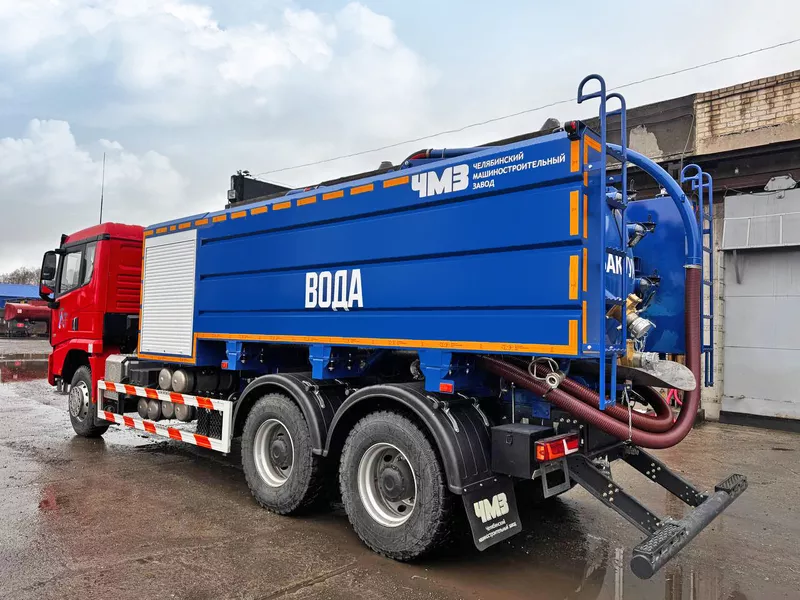 Автоцистерна вакуумная комбинир. авк-6-5 Shacman 4