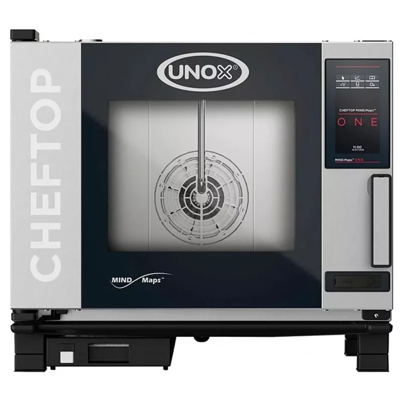 Пароконвектомат UNOX XEVC-0511-E1RM серии CHEFTOP MIND.Maps™ ONE предн