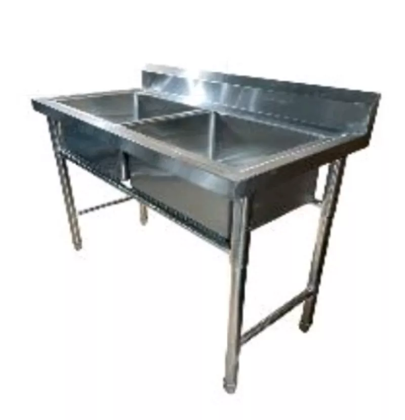 МОЙКА ДВОЙНОЙ (120х60х80) Габариты: Длина (мм): 1195 Ширина (мм): 63