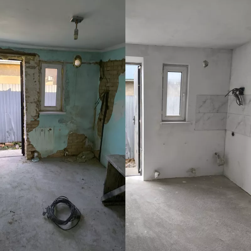 Подготовка стен. Выравнивание стен. Штукатурка. Левкас. 5