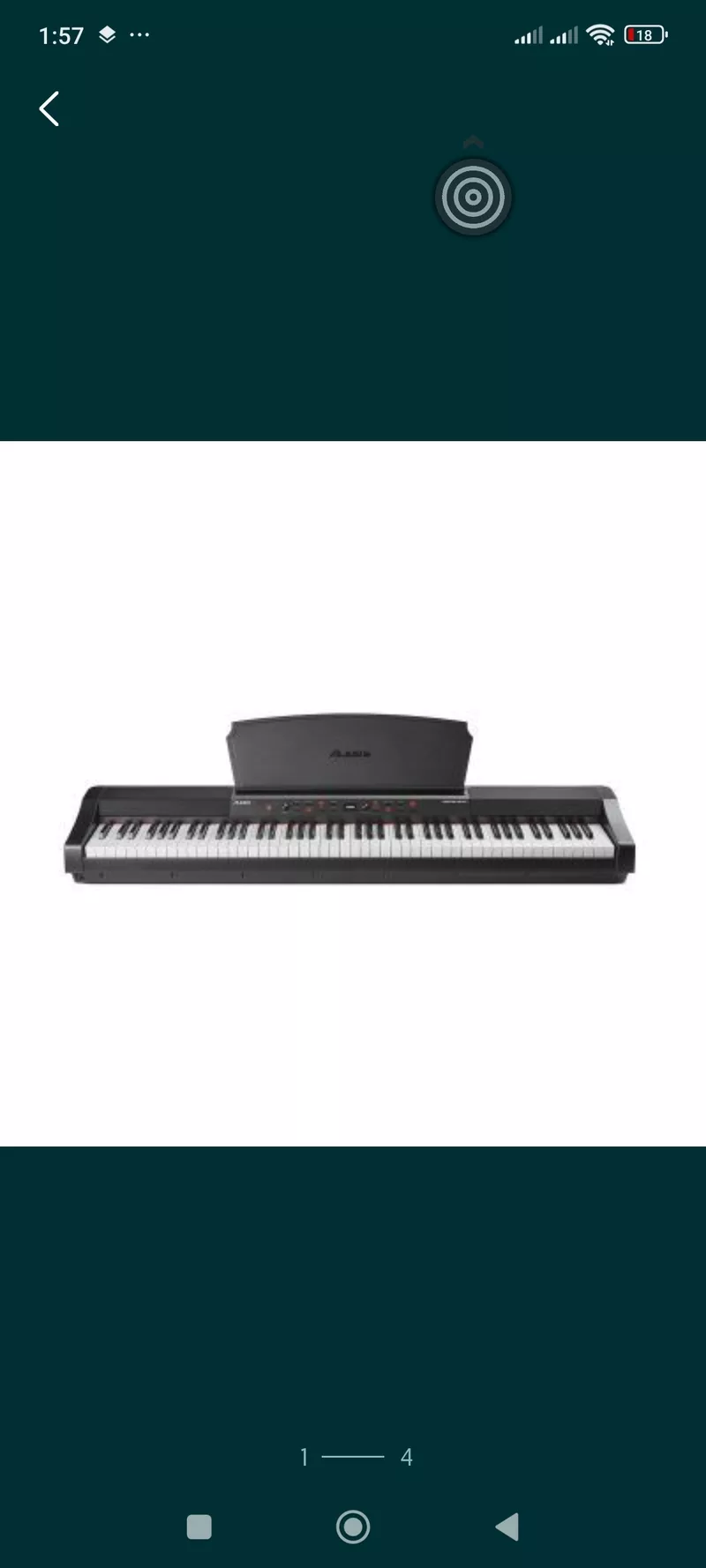 Цифровое пианино Alesis prestige 4