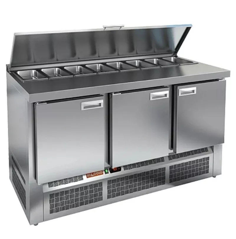 Стол для салатов HICOLD SLE1-111GN  (на заказ) используется на предпри