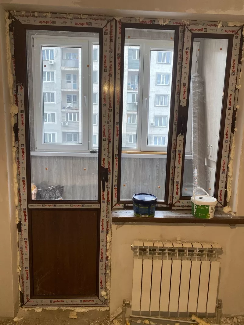 Пластиковые окна Алматы под ключ Изготовление 3