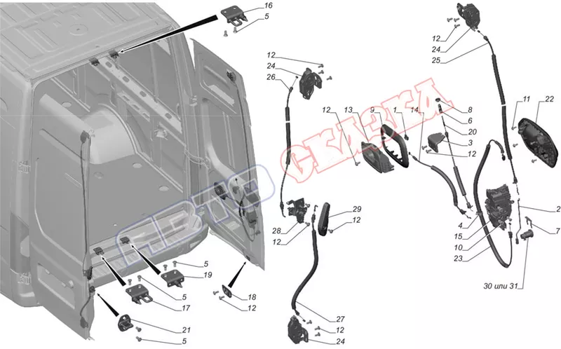 Запчасти на ГАЗель,  ГАЗель Бизнес,  NEXT,  Cummins 2.8