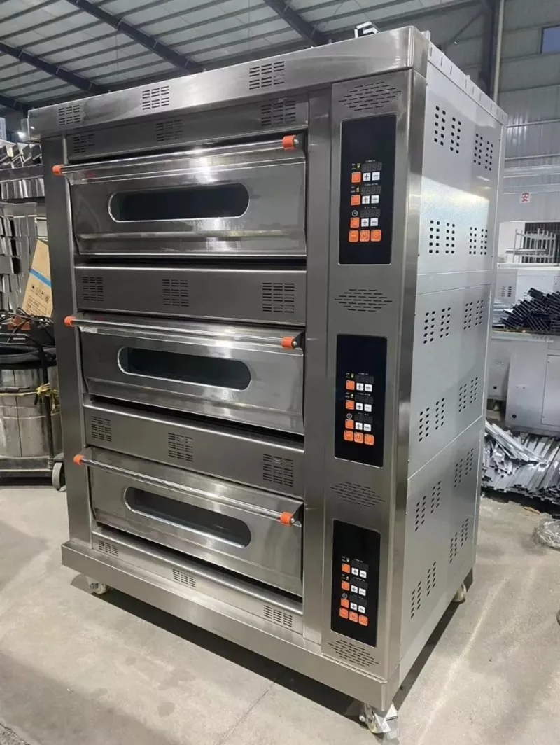 Шкаф электрический 3 секции,  6 противня. Кнопочное управление Шкаф пек