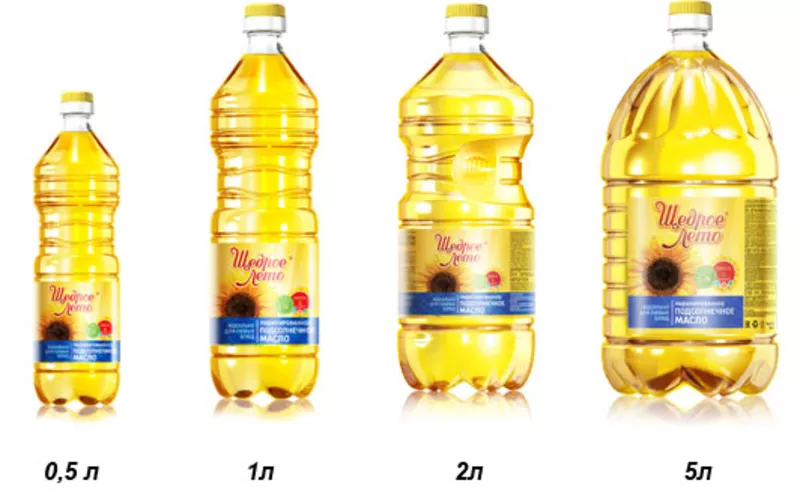 Масло подсолнечное Щедрое лето
