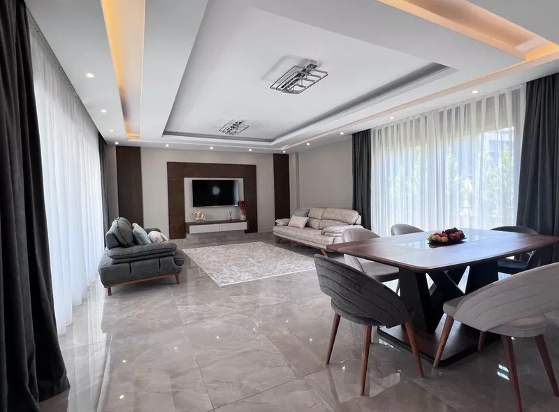 Виллa 3+1 в pегионе Кемер, пос. Чамьюва (Турция) — 200 м от моря. 4