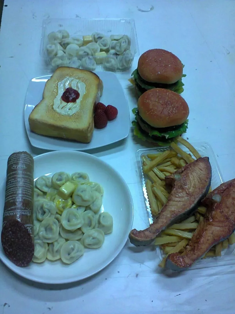 Myляжи блюд для бизнеса и рекламы.