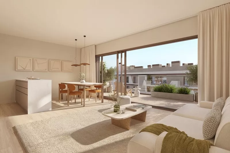 Барселона,  Испания. 2-комнатная квартира у моря. 5