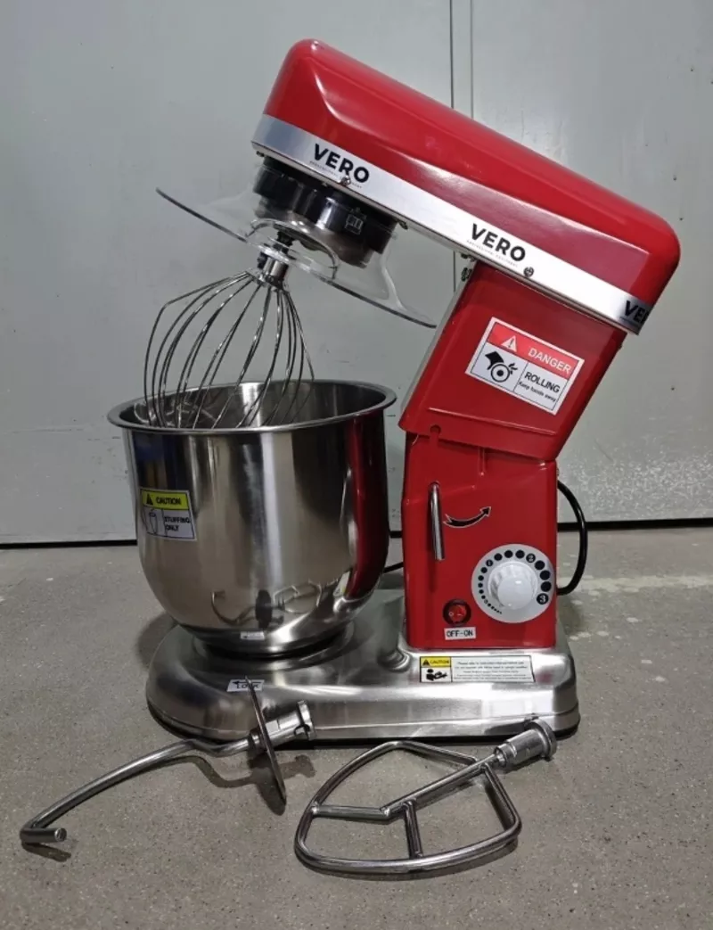 Планетарный миксер SL-B7B (7 литров) Черный  Профессиональный настольн