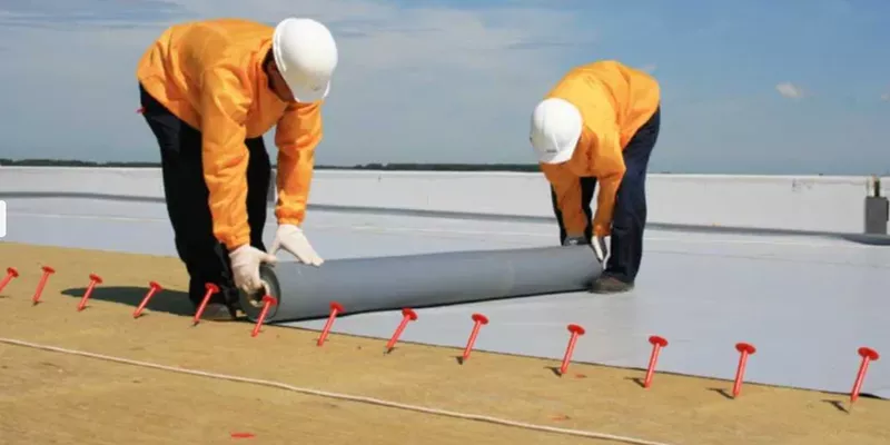 Выполним кровельные работы любой сложности. Кровля из Пвх Мембрана Plastfoil Eco 1,  5 мм по Казахстан