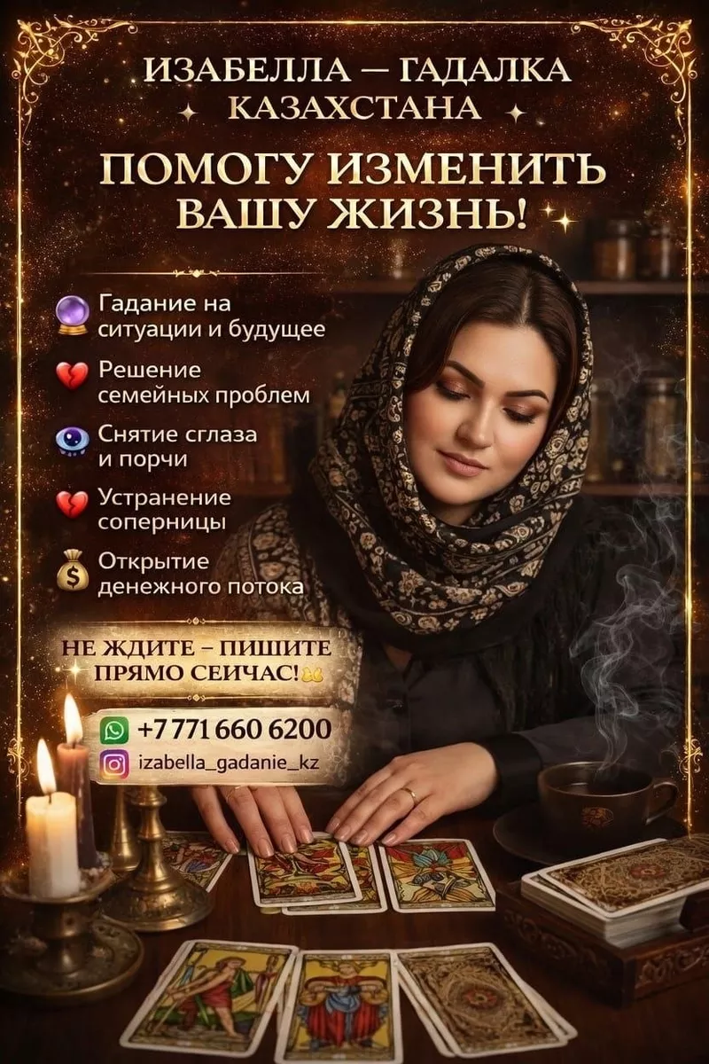 ИЗАБЕЛЛА — ГАДАЛКА КАЗАХСТАНА. ПОМОГУ ИЗМЕНИТЬ ВАШУ ЖИЗНЬ! 2