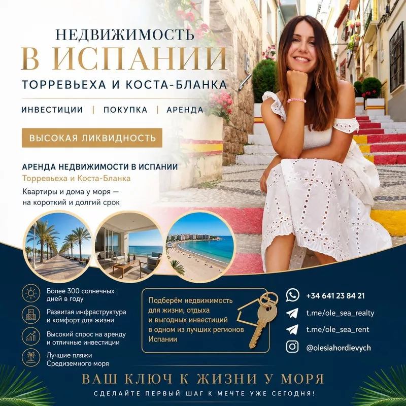 Недвижимость в Испании,  отдых и инвестиции. Торревьеха и Коста-Бланка 2