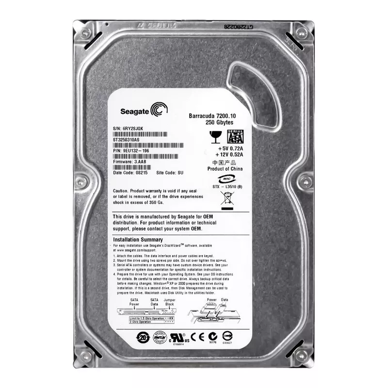 Продаётся жесткий диск Seagate 250 ГБ (HDD)